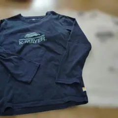 K-MAYER ネイビー　グレー 長袖カットソー
