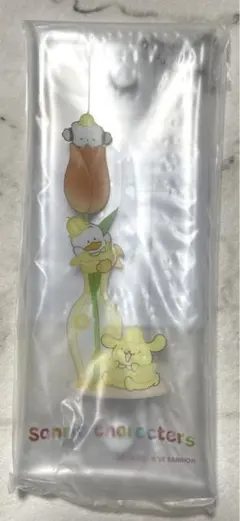 ナムコ サンリオ おたのしみくじ　クリアケース 黄色