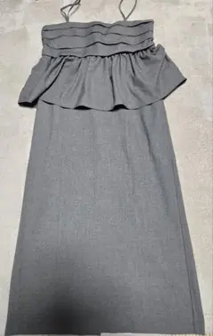 【貴島明日香さんコラボ】ドッキングビスチェワンピース