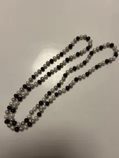 黒白パールネックレス 157g