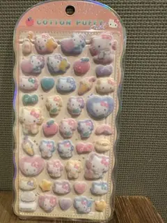 【正規品】COTTON PUFFY シール ハローキティ