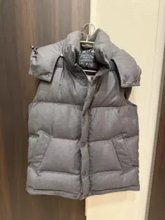 ユナイテッドアローズ グリーンレーベルリラクシング　グレー ダウンベスト