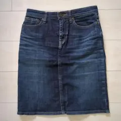 ナチュラルビューティーベーシック　デニム　スカート　XS