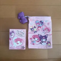 マイメロディ＆クロミ マックハッピーセット　リボンチャームきんちゃく