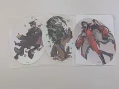 ファンタジーキャラクターイラスト ステッカー 3枚セット