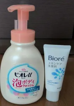 ビオレu 泡で出てくるボディウォッシュ Biore スキンケア 洗顔料 セット
