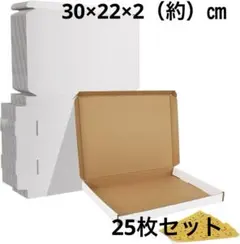 25枚セット✨小型段ボール ラッピング 定形外郵便 規格内 A4 クリックポスト