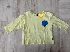 moi-moln ライトイエロー 7分袖Tシャツ 80cmのサムネイル