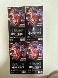ワンピースカード 決戦の刻 テープ付き 4BOX - メルカリ