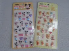 PUKUPUKU SEAL ぷくぷくシール プーさん ミッキー　ディズニー