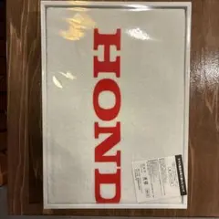 HONDA コットンバスタオル ホワイト/レッド