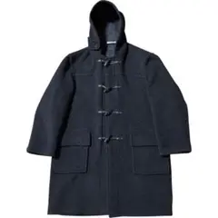 BURBERRY LONDON 英国製 ロングダッフルコート ブラック Mサイズ