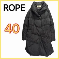【ROPE】 ロングダウンコート フルボタン アウター 冬 防寒 カジュアル