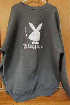 90's playerzトレーナーplayboyロゴ　チカーノ ★レア　ブラック