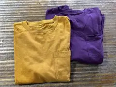 ロンT GU 150 マスタード パープル 2枚セット