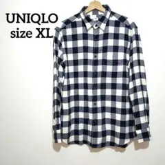 UNIQLO フランネル チェックシャツ メンズ ユニクロ