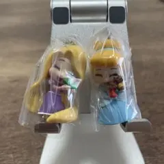 ぎゅーこっと　プリンセス　ラプンツェル　シンデレラ　２点セット　ガチャガチャ