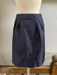 ★アンタイトル紺茶系タックスカート1★