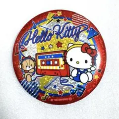 サンリオキャラクターズ キラキラBIG缶バッジ2 ハローキティ