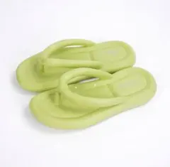 く*ち様 ビーチサンダル シャワーサンダル サンダル 24 イエロー 男女兼用