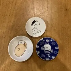 トトロ】陶器製・蕎麦猪口・そばちょこ／薬味皿・小皿／二馬力・ジブリ