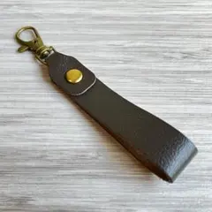 本革・牛革キーホルダー キーリング⑨｜アメカジ・ワーク