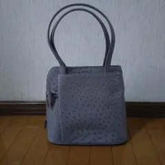 天然オーストリッチ SANZE エクセラ 未使用❣️¥98000 ショルダー付き 