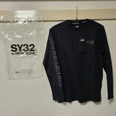 新品 SY32 ロンT Mサイズ ブラック/ブラックロゴのサムネイル
