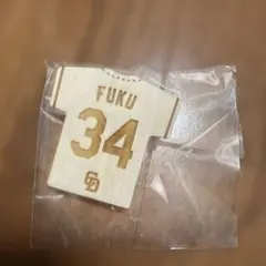 ドラゴンズ　ピンバッジ　福敬登　34