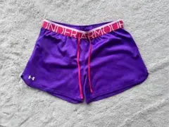 UNDER ARMOUR ショートパンツ ランニング パープル①