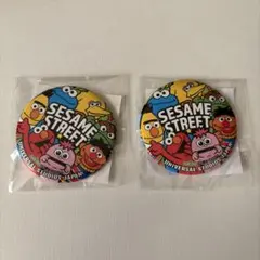 セサミストリート　缶バッジ　2個セット