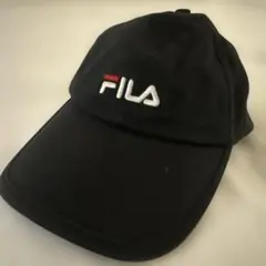 フィラ　FILA キャップ ブラック 綿100%のサムネイル