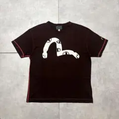 EVISU カモメ ロゴ ブラック 迷彩 Tシャツ 短丈 Y2K アーカイブ - メルカリ