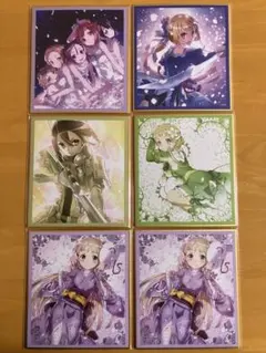 【新品・未開封】結城友奈は勇者である　キャンペーンミニ色紙　7種セット 結城友奈は勇者である」10周年記念・特別編～ゆゆゆいオンライン