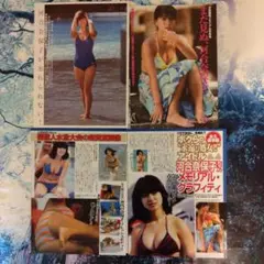 河合奈保子さん切り抜き１０枚１８ページ永久保存版