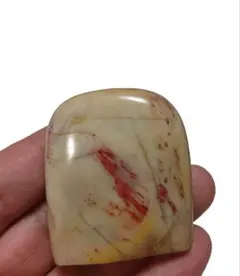 中国工芸品 天然石 翡翠？五重の透かし彫り 龍彫り ボール ルース