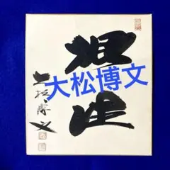 東京オリンピック 女子バレーボール監督 大松博文 直筆サイン色紙 2025年最新】大松博文の人気アイテム - メルカリ