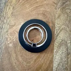 【安心メルカリ便】黒いリング付きスマホスタンド