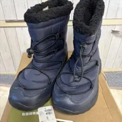 美品【G.T.ホーキンス】 スノーブーツ HK51039JR ネイビー Sサイズ