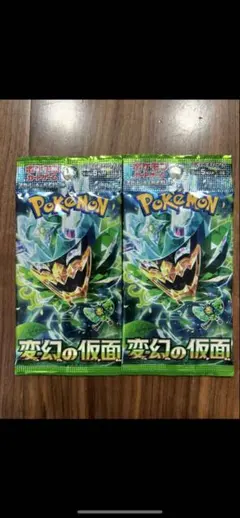 変幻の仮面 未開封 パック ×1 ポケモンカード - メルカリ