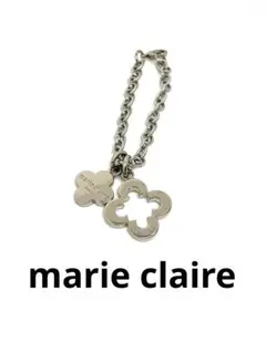 marie claire マリー・クレール バッグチャーム シルバー クローバー