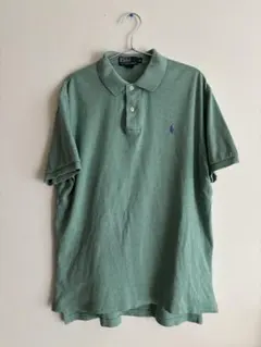 90s Polo Ralph Lauren 半袖ポロシャツ グリーン M