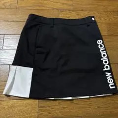 【最終値下げ】New Balance ゴルフスカート 00 ブラック ホワイトのサムネイル