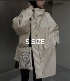 PASTING LIKE FAKE LEATHER JACKET ベージュ　S