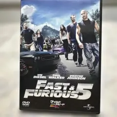 ワイルドスピード　FAST & FURIOUS 5 DVD