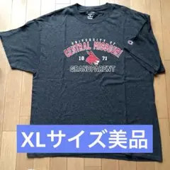 美品Champion 中央ミズーリ大学 Tシャツ グレーXLサイズ