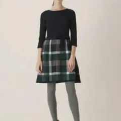 【最終価格】BLUE LABEL CRESTBRIDGE ひざ丈ワンピース