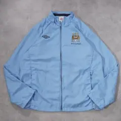 アンブロ マンチェスターシティ ジャケット サッカー 2XL 青 18263