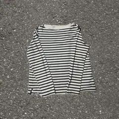 old uniqlo ボーダー　ロンT y2k archive cit