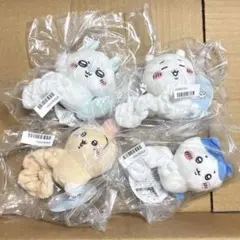 新品未使用　ちいかわ　ぬいぐるみシュシュ　ちいかわ　ハチワレ　うさぎ　モモンガ